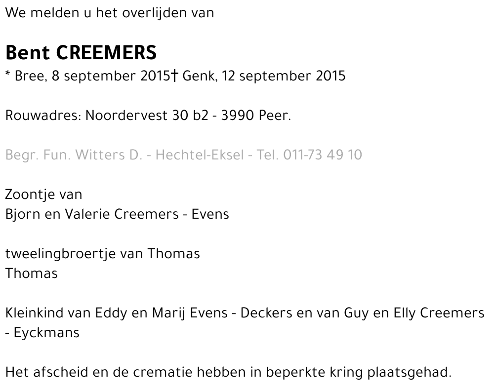 Bent Creemers