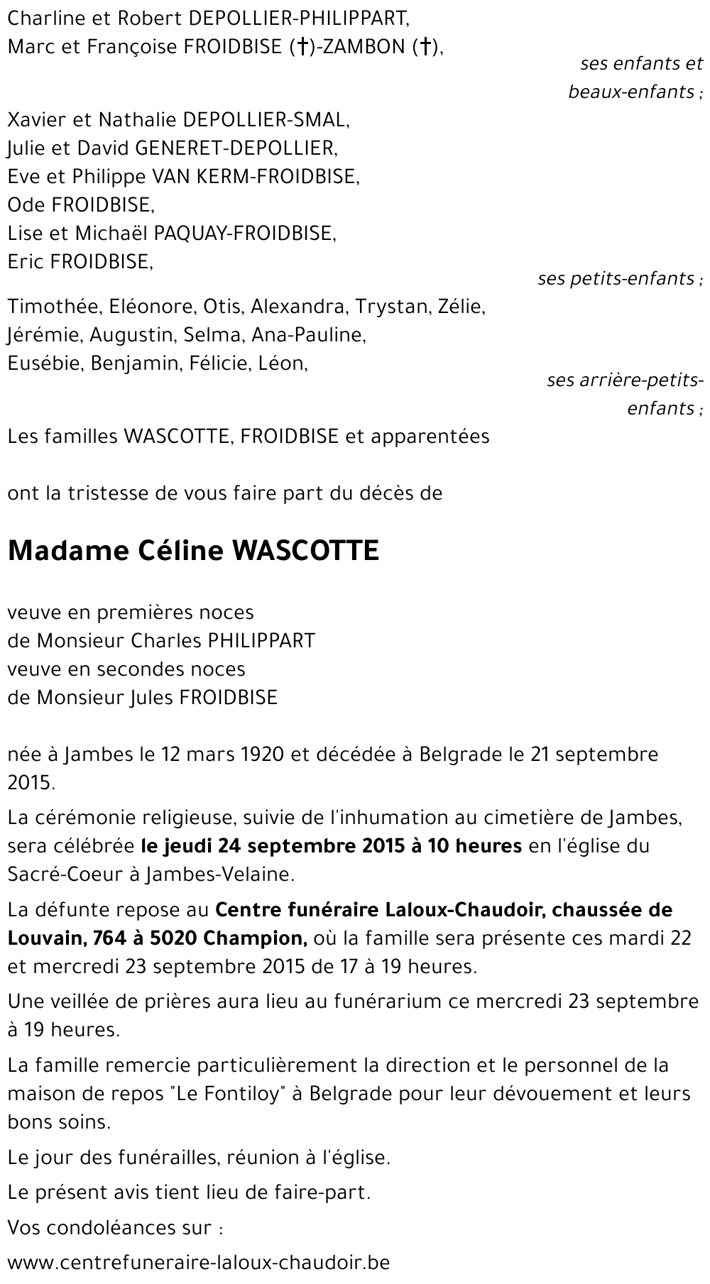Céline WASCOTTE