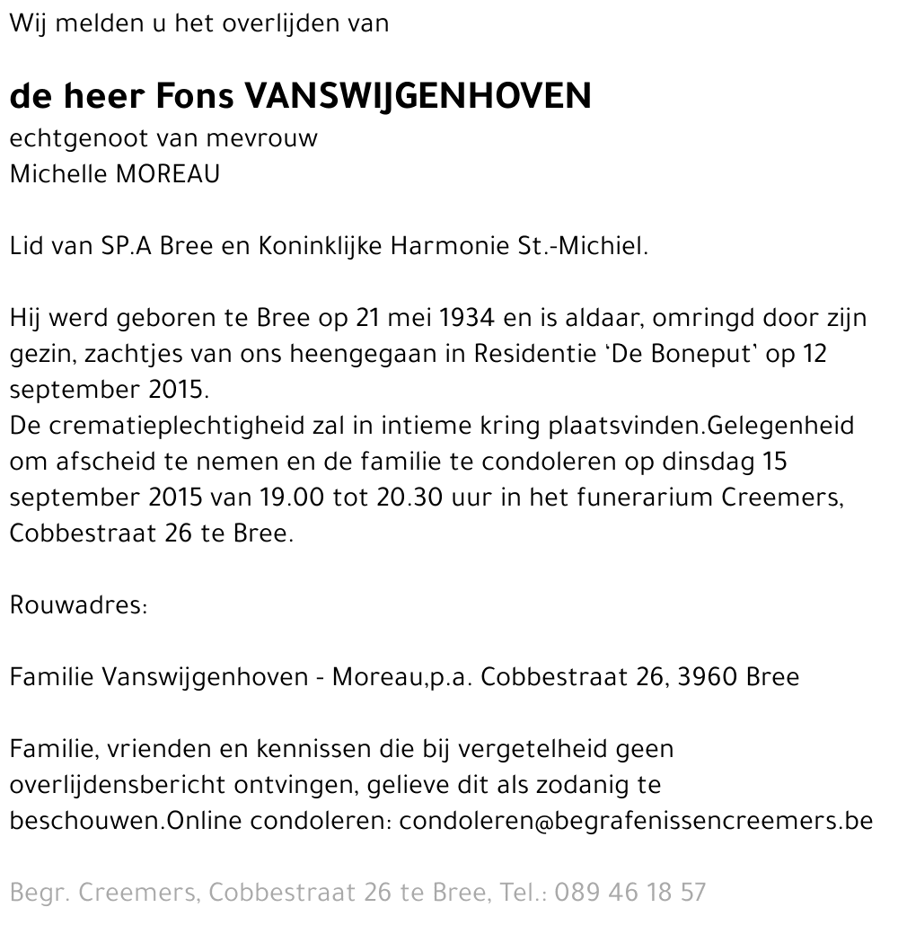 Fons Vanswijgenhoven