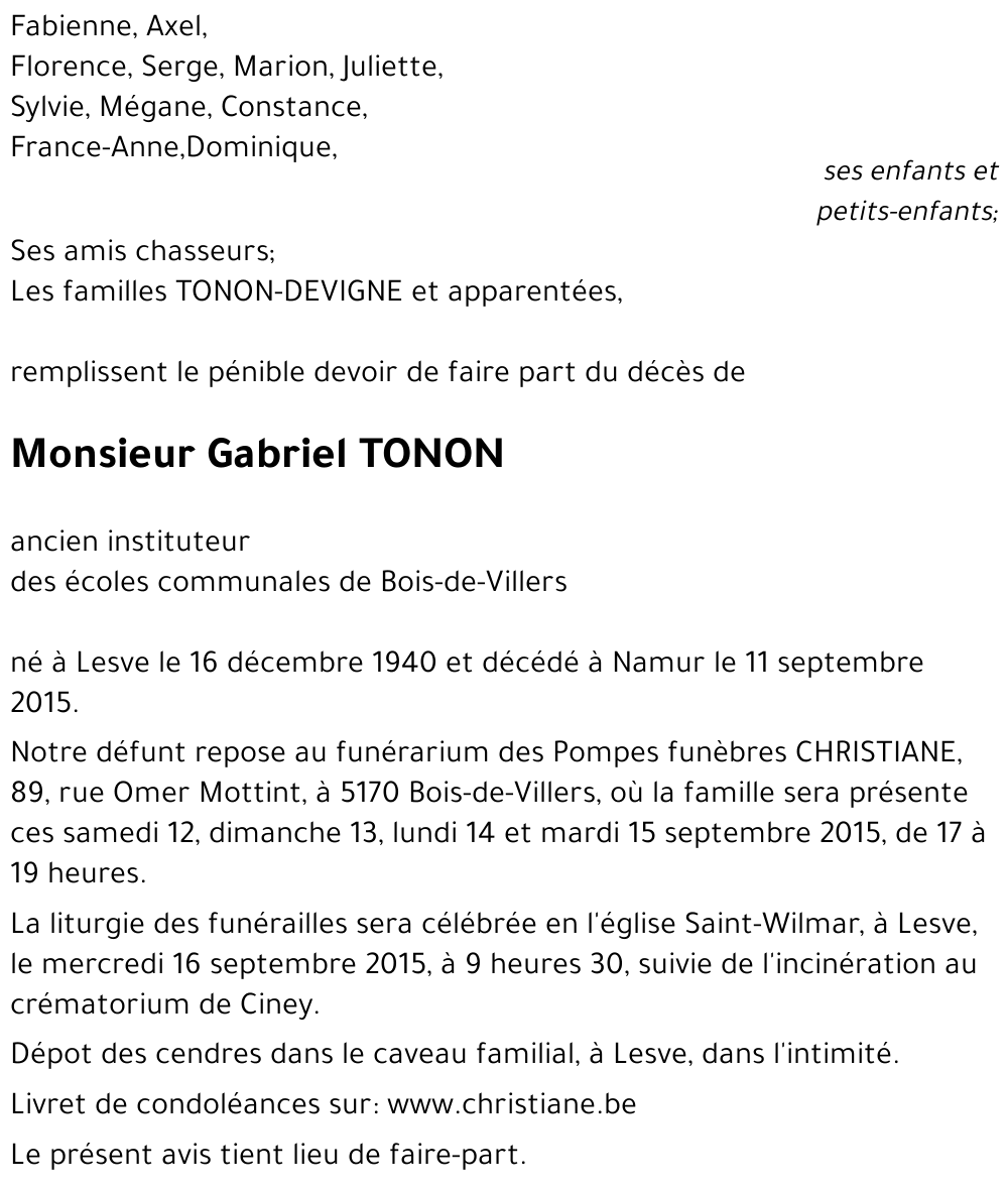 Gabriel TONON