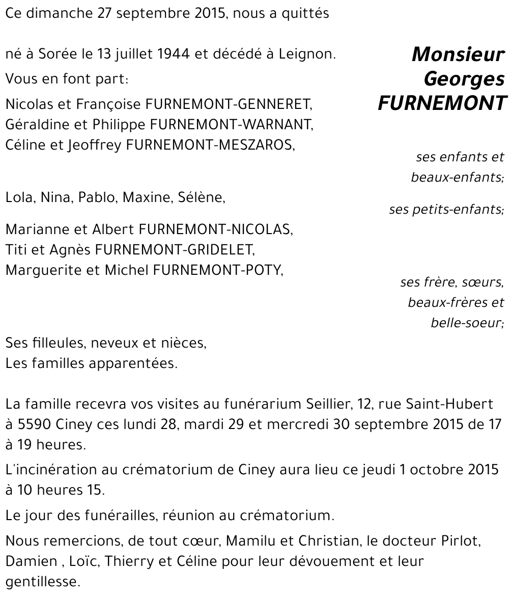 Georges FURNEMONT