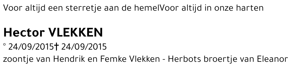 Hector Vlekken