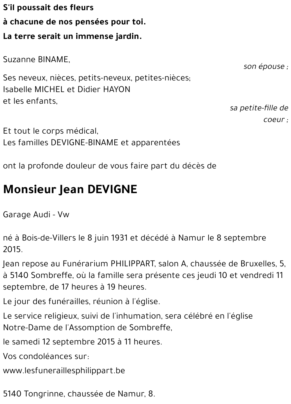 Jean DEVIGNE