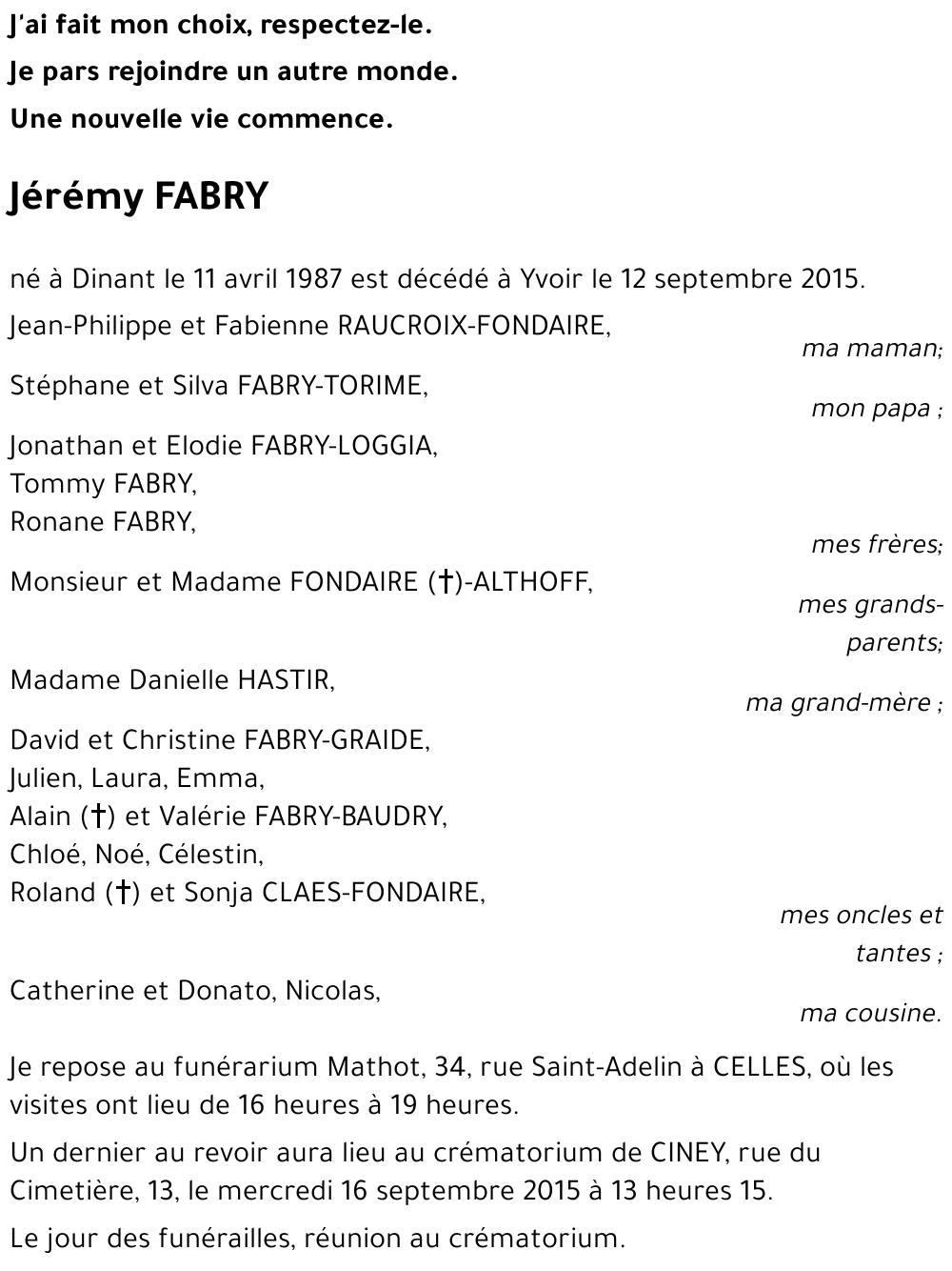 Jérémy FABRY