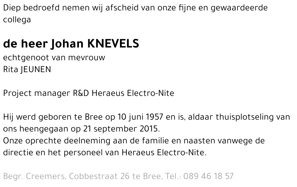Johan Knevels