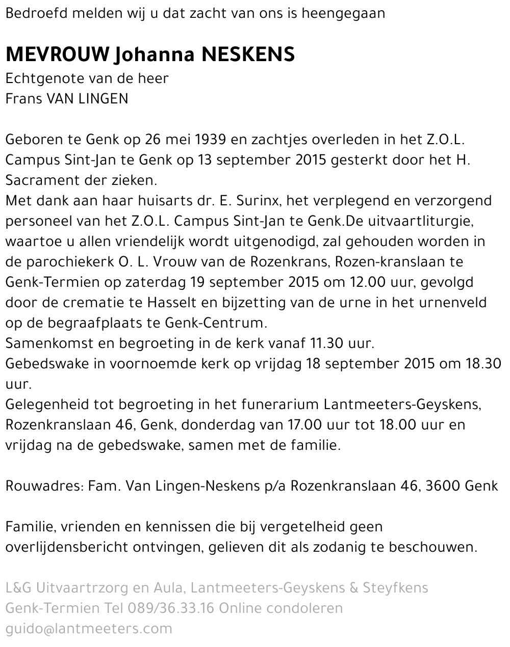 Johanna NESKENS