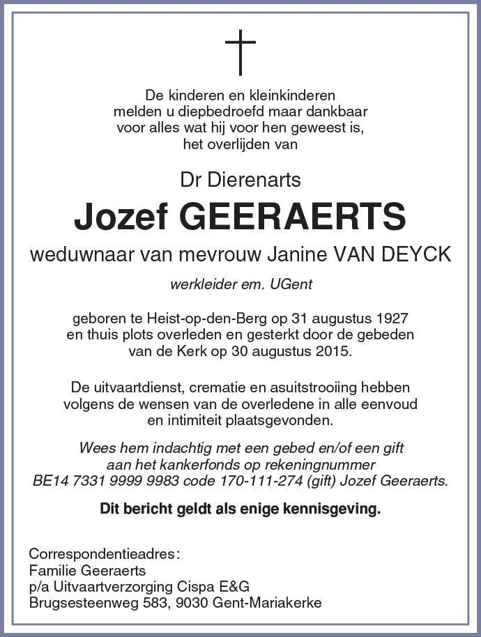 Jozef Geeraerts
