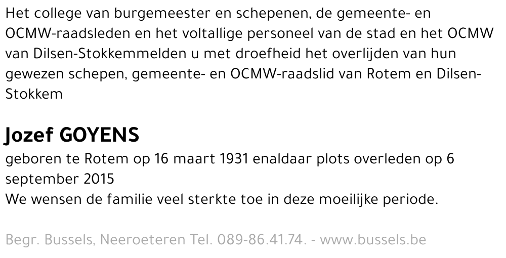 Jozef GOYENS