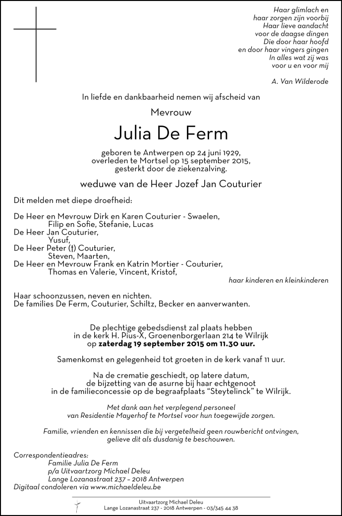 Julia De Ferm