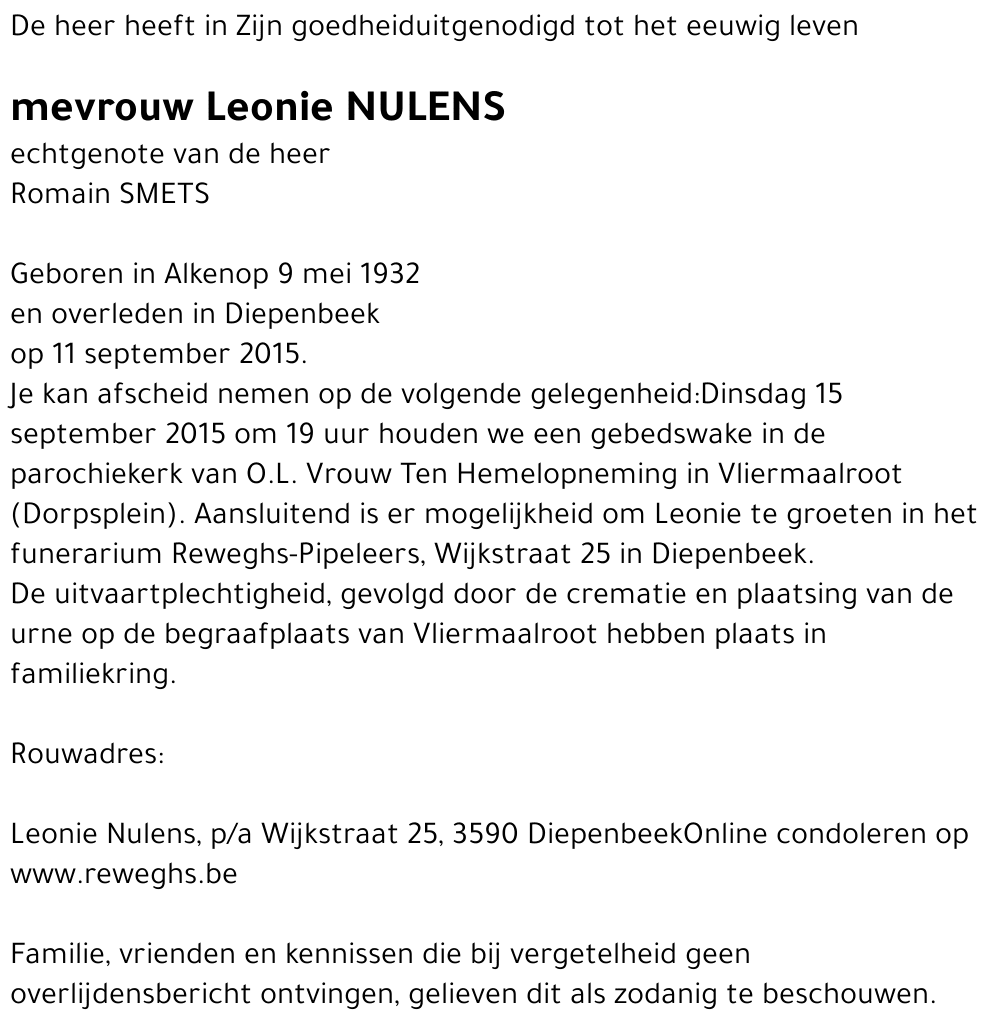 Leonie Nulens