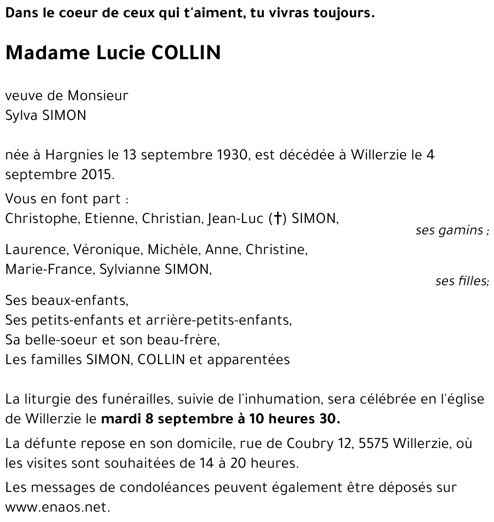 Lucie COLLIN