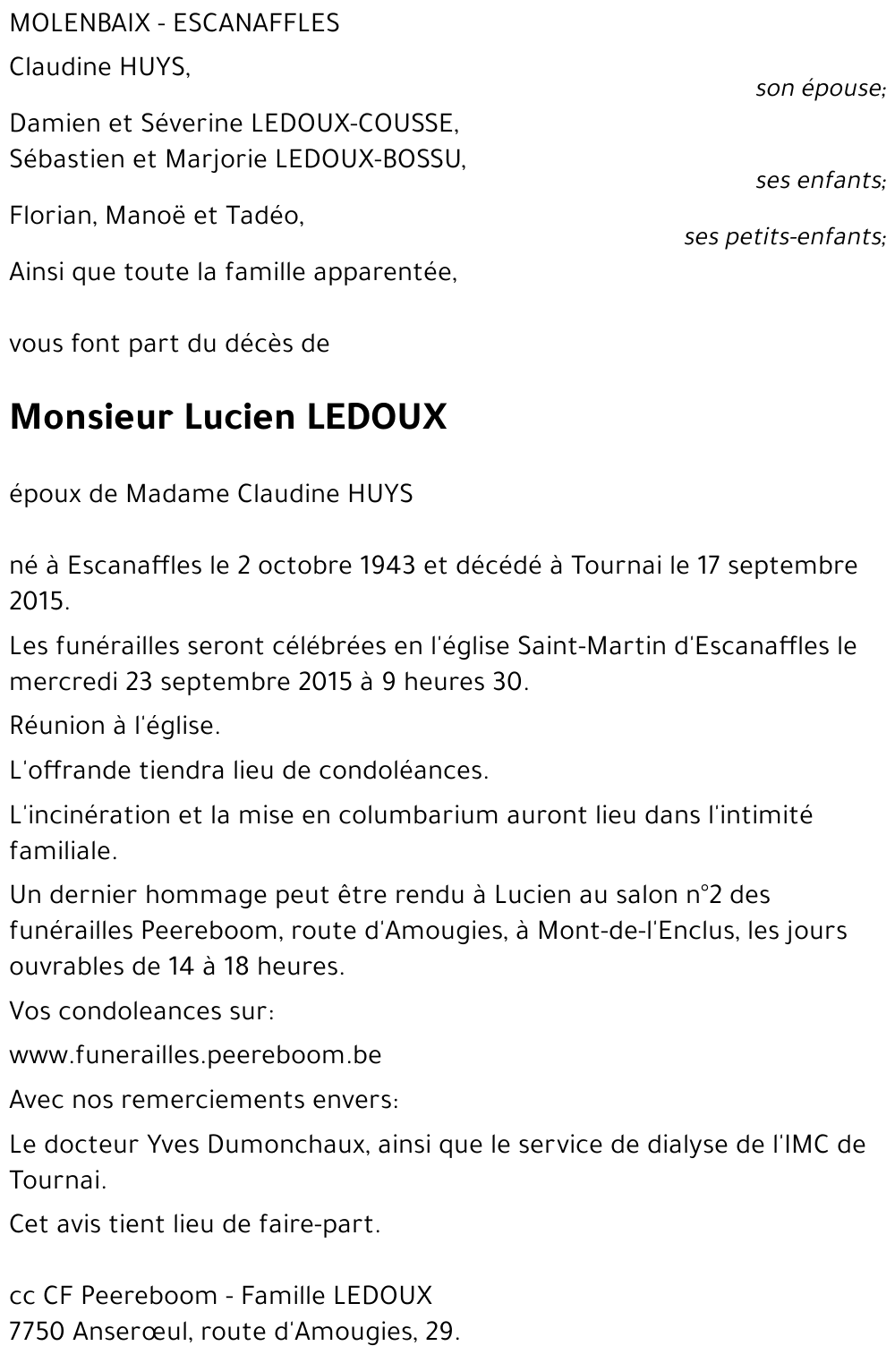 Lucien LEDOUX