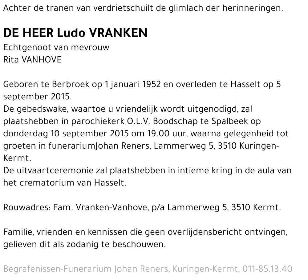 Ludo VRANKEN