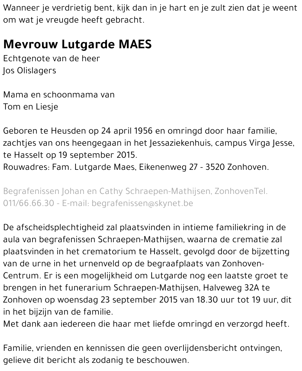 Lutgarde Maes