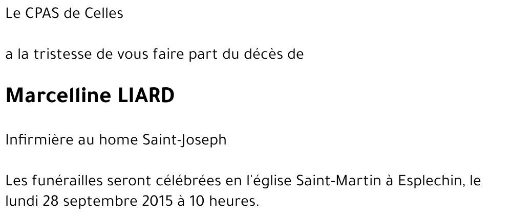 Marcelline LIARD