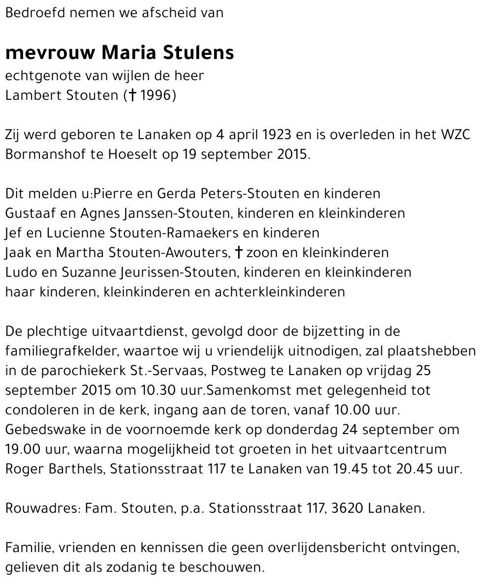 Maria Stulens
