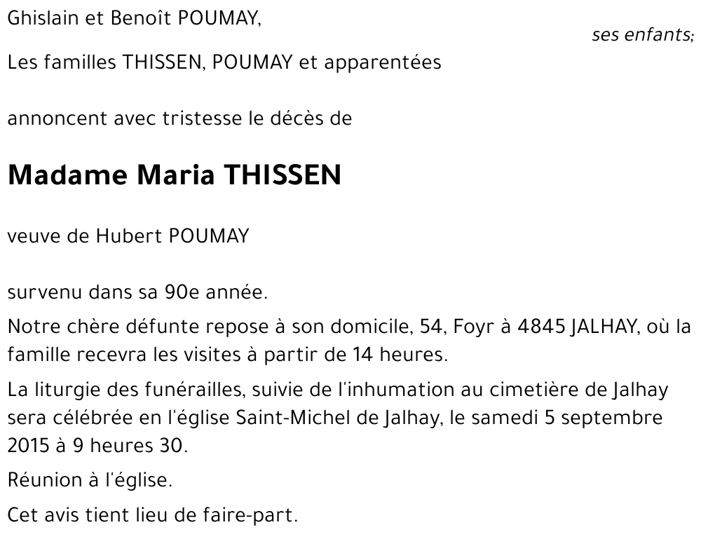 Maria THISSEN