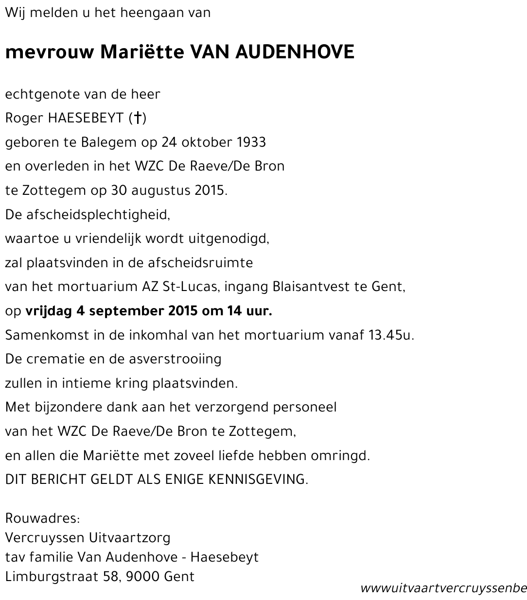 Mariëtte Van Audenhove