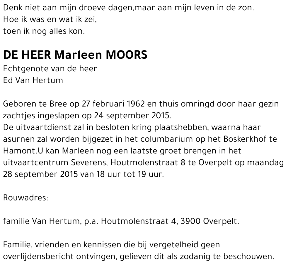 Marleen Moors