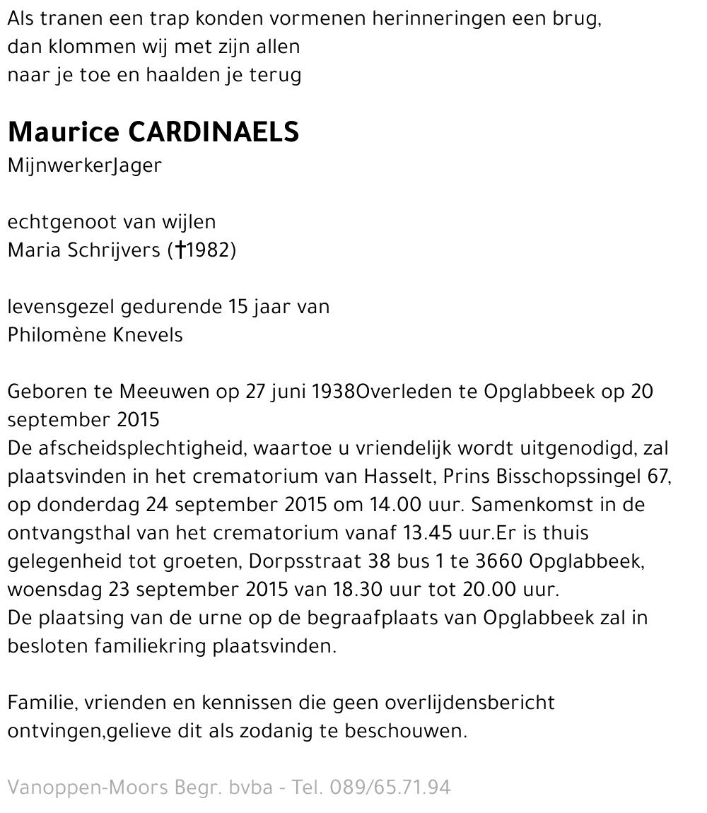 Maurice Cardinaels
