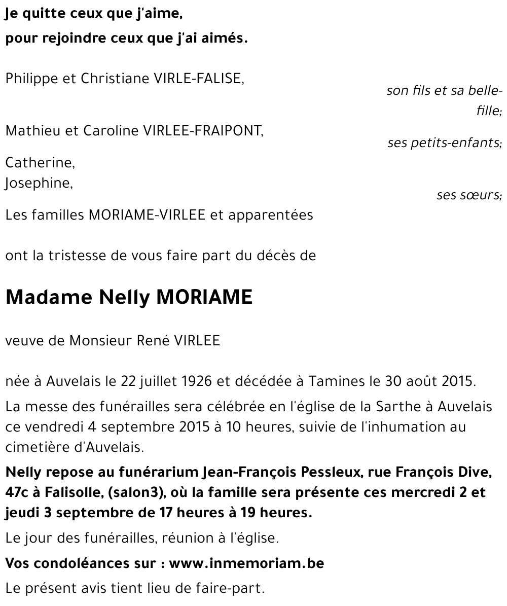 Nelly MORIAME