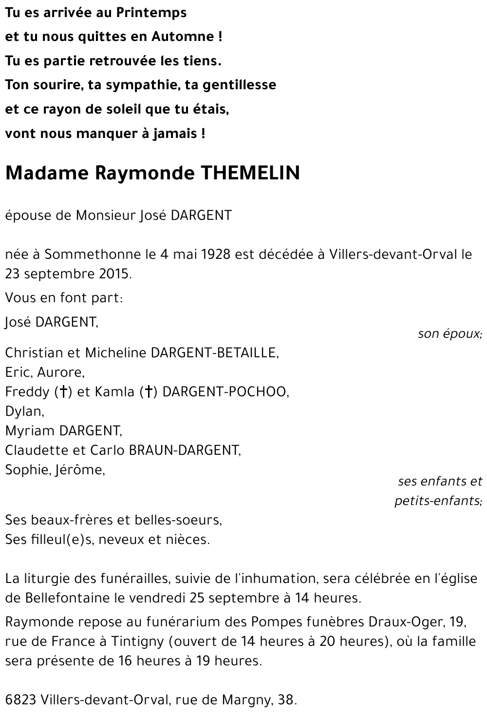 Raymonde THEMELIN