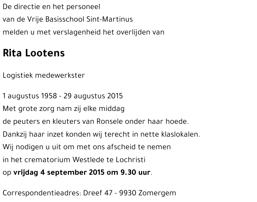 Rita Lootens