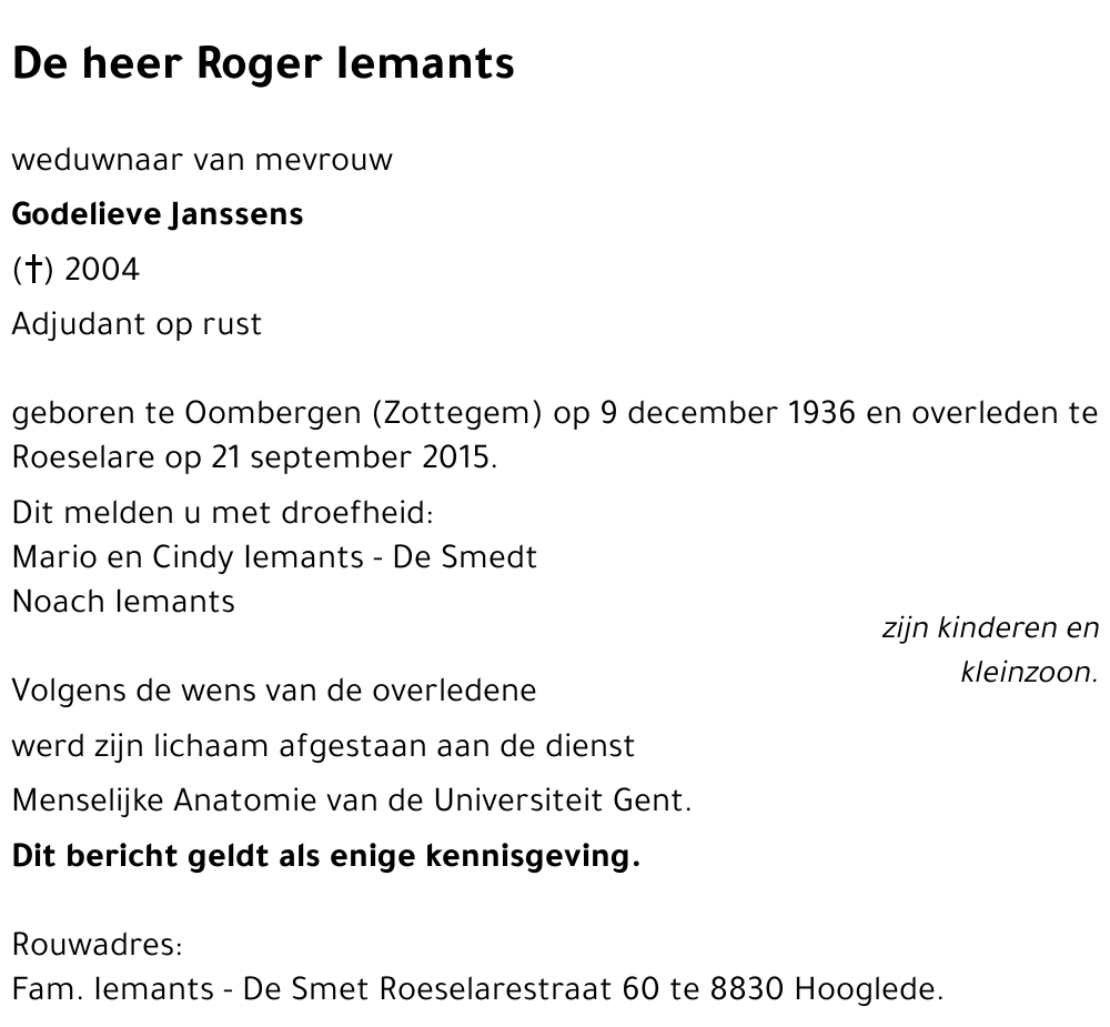 Roger Iemants