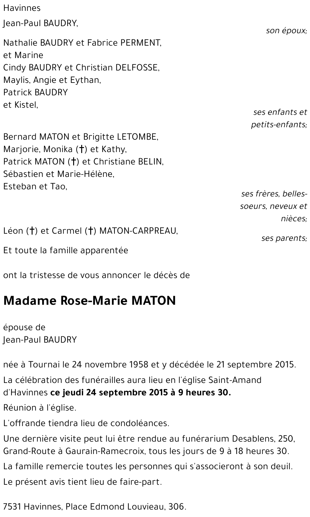 Rose-Marie MATON