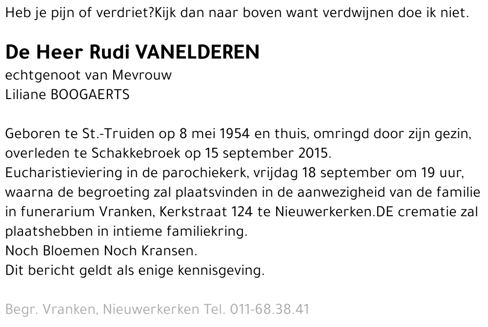 Rudi Vanelderen