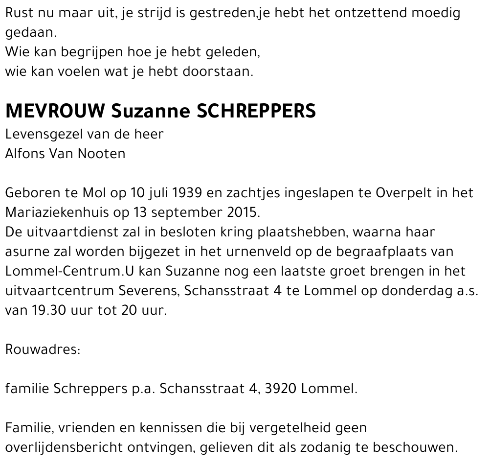 Suzanne Schreppers