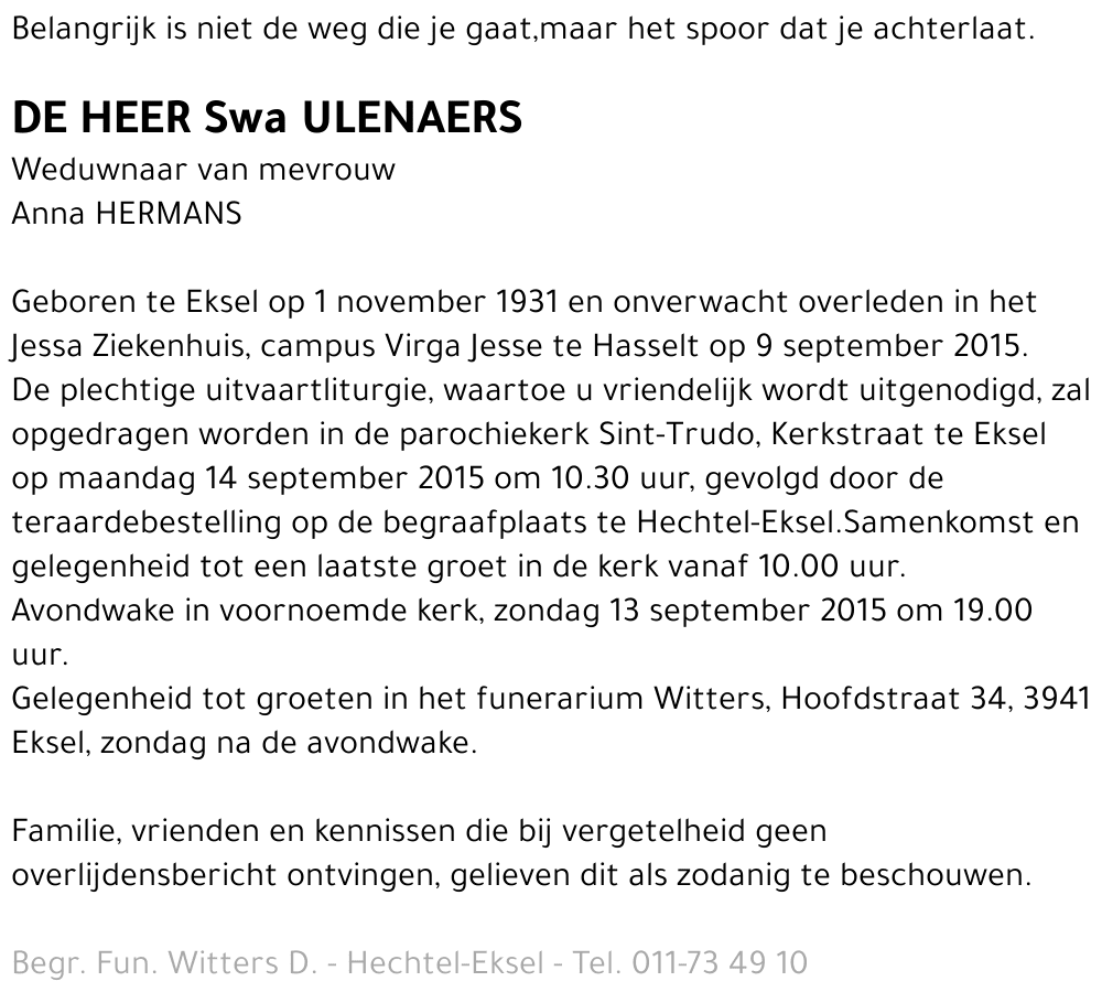 Swa Ulenaers