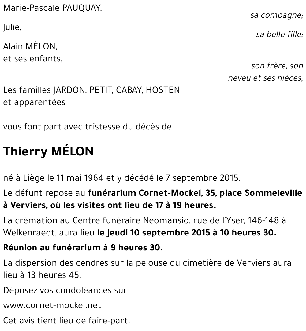 Thierry MÉLON
