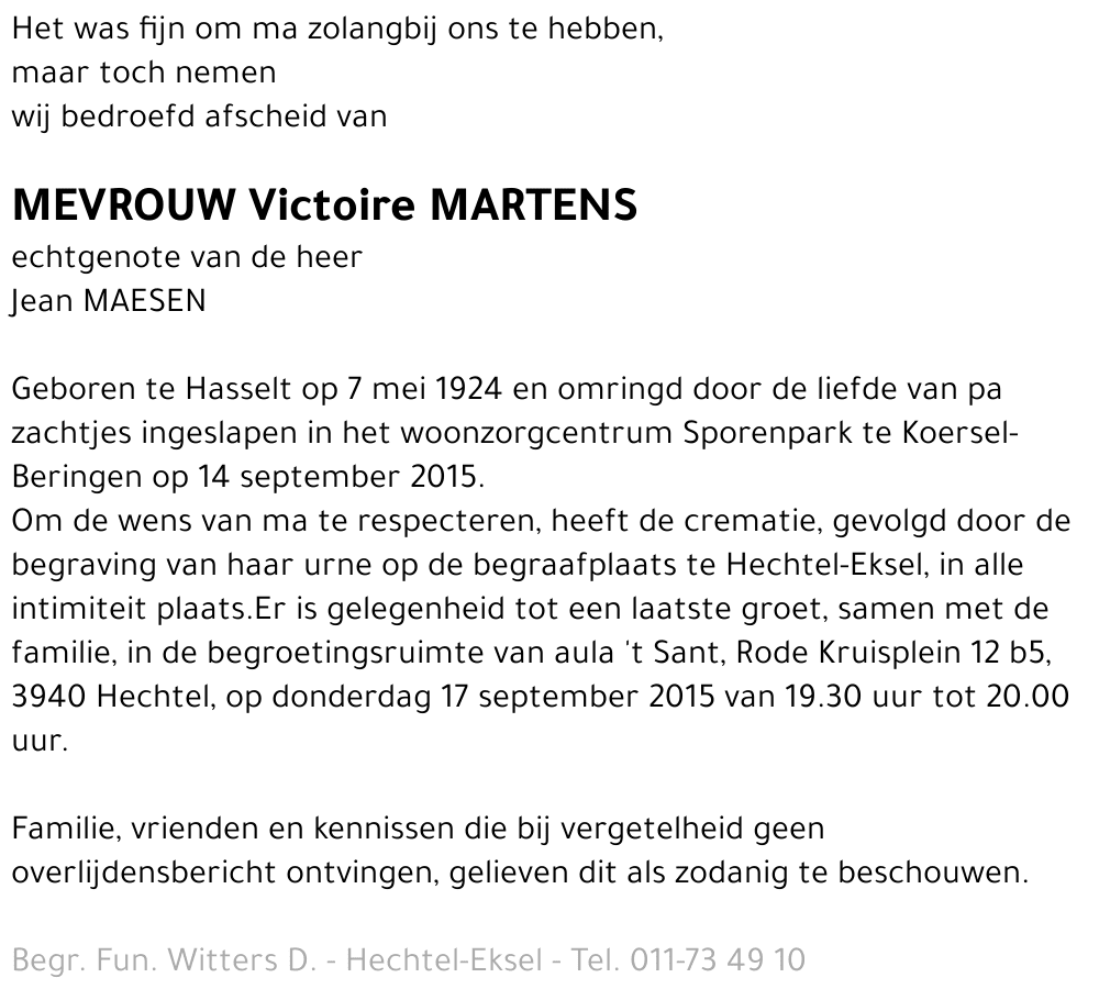 Victoire Martens