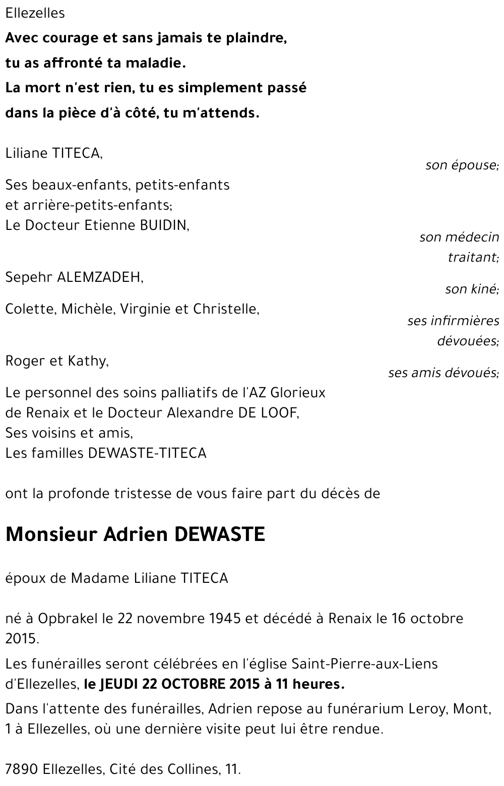 Adrien DEWASTE