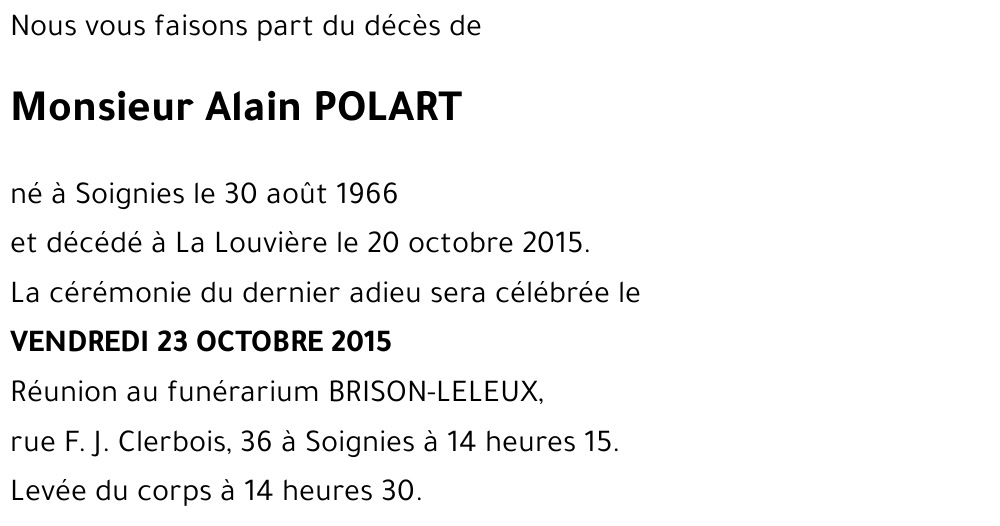 Alain POLART