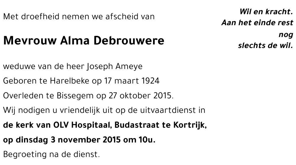 Alma Debrouwere