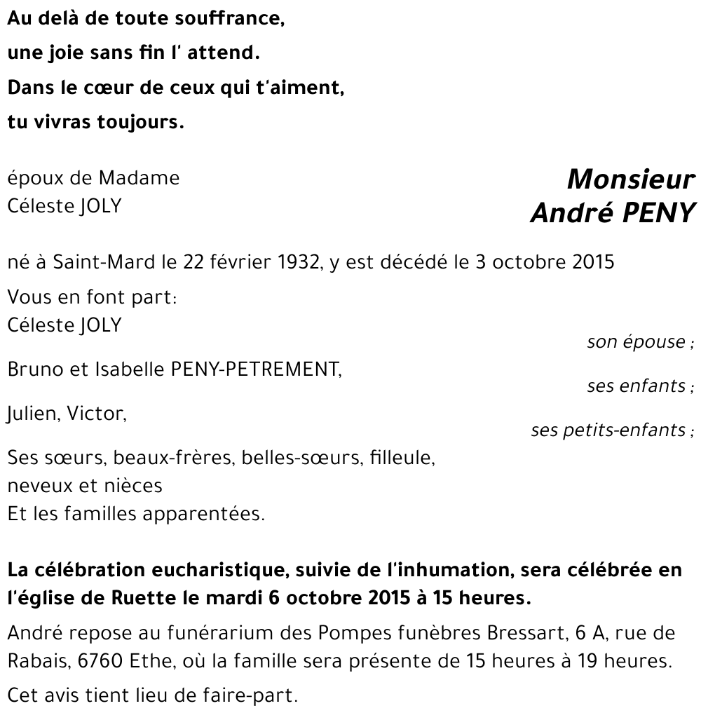 André PENY 