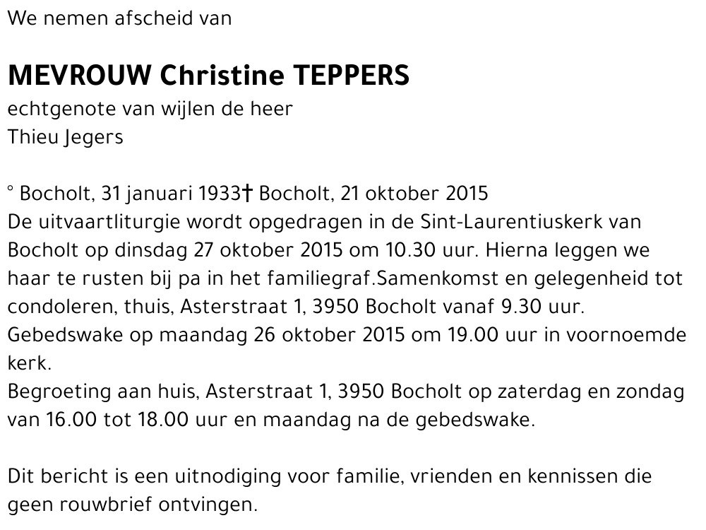 Christine Teppers