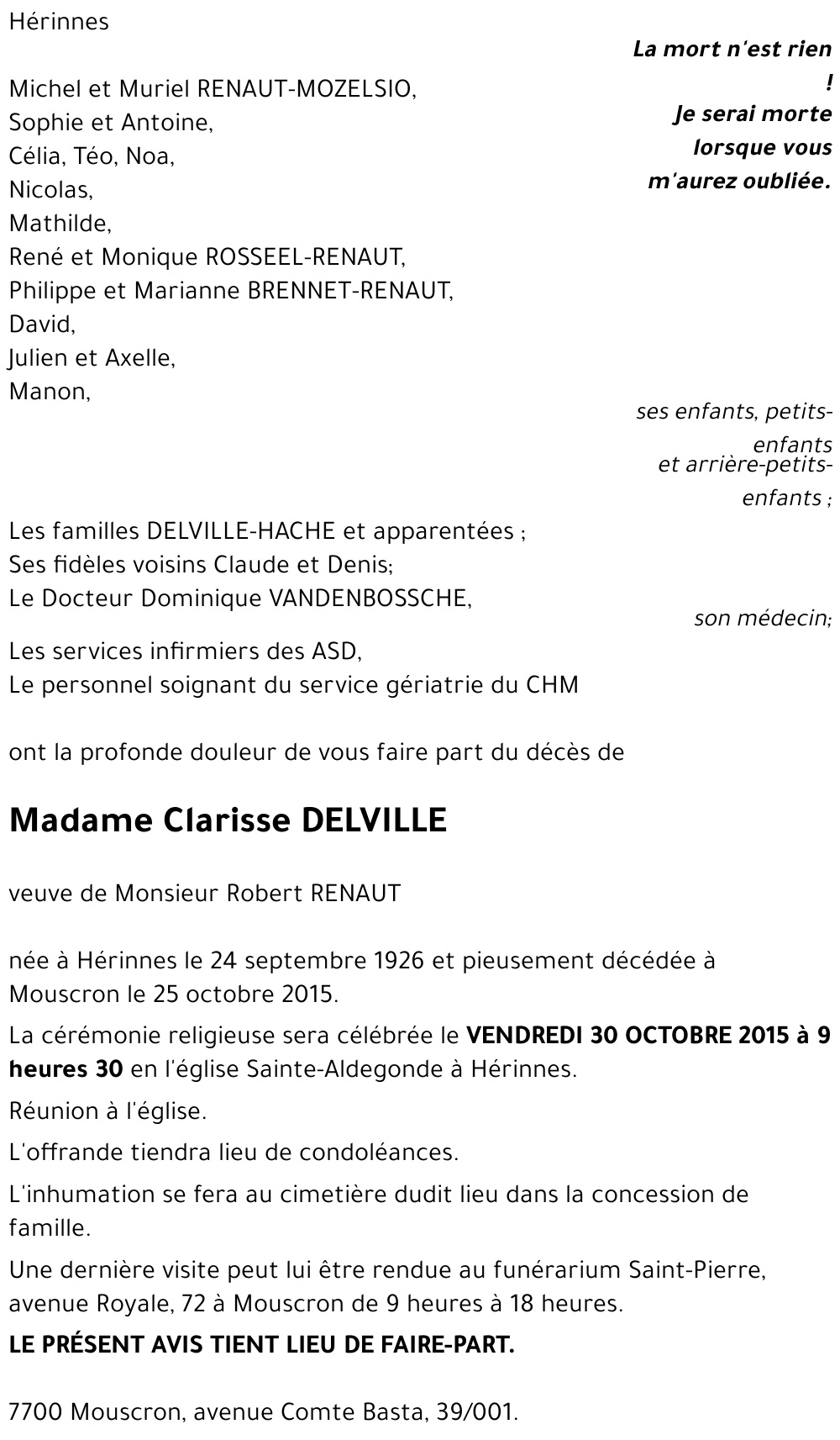 Clarisse Delville
