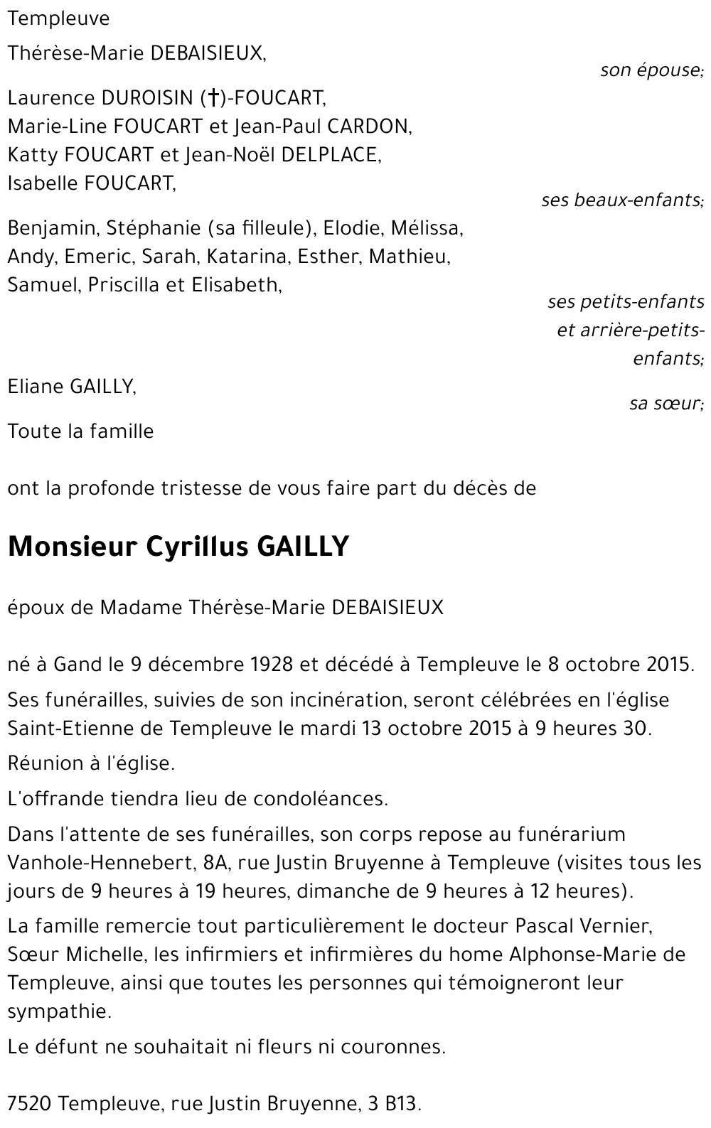 Cyrillus GAILLY
