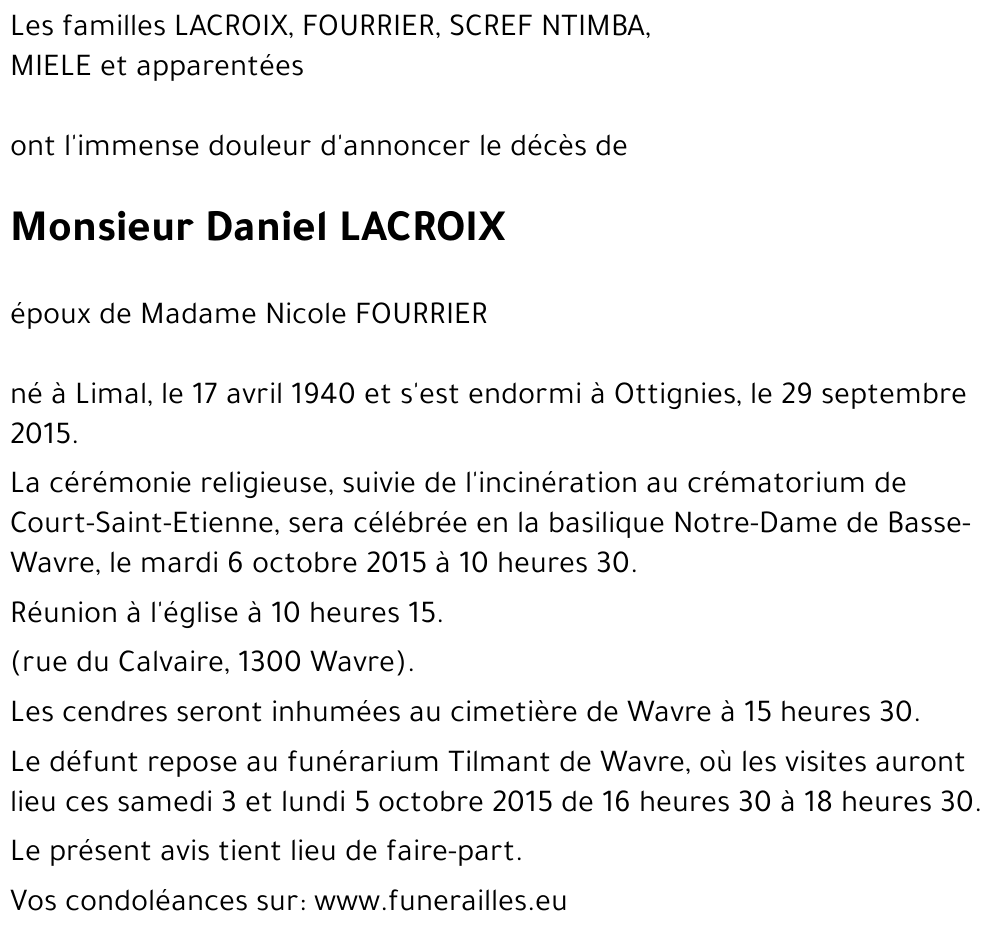 Daniel LACROIX