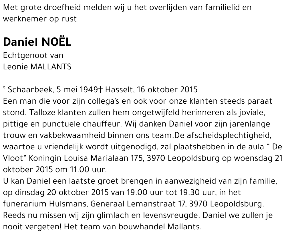 Daniel Noël
