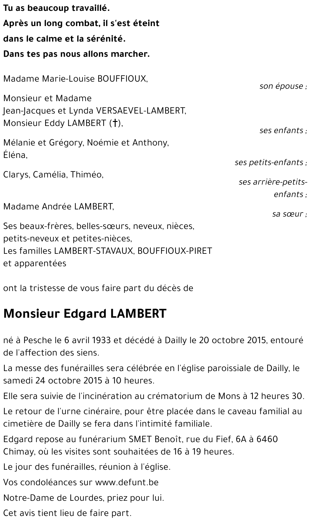 Edgard LAMBERT
