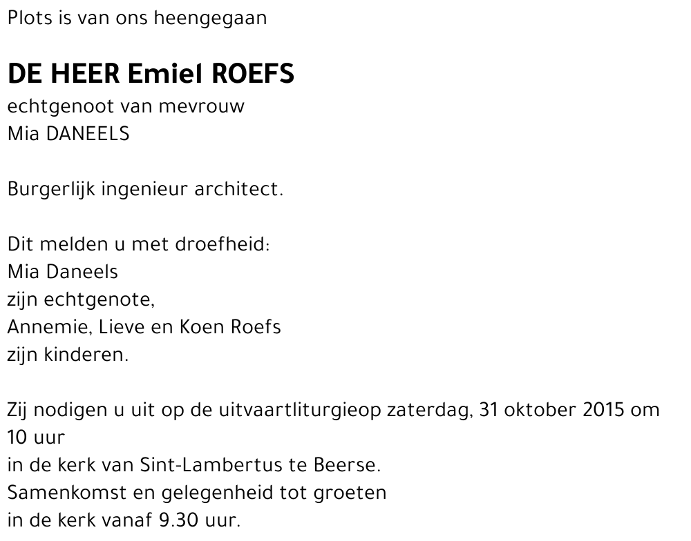 Emiel Roefs