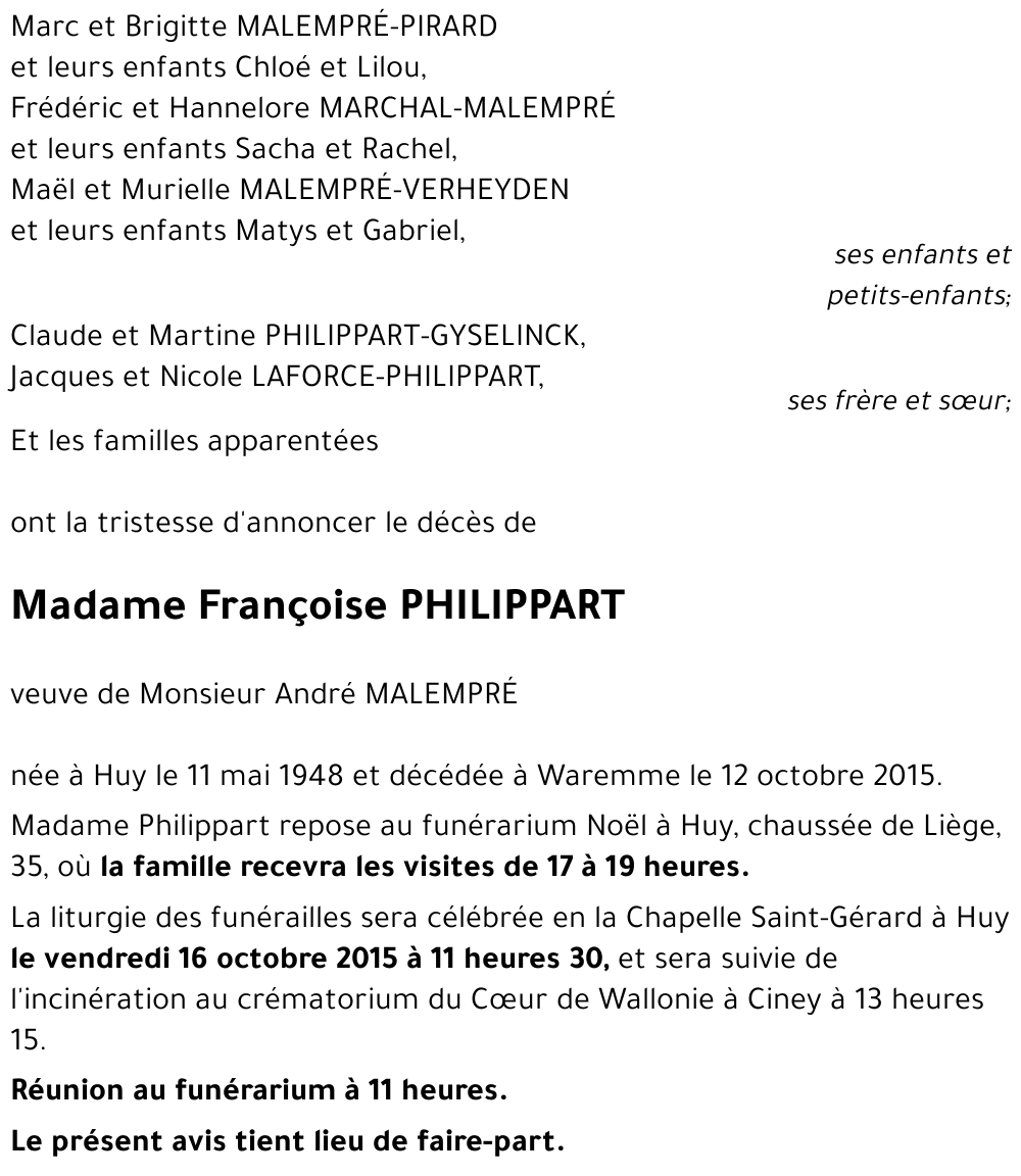 Françoise PHILIPPART