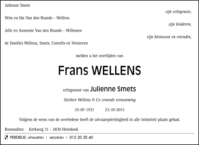 Frans Wellens