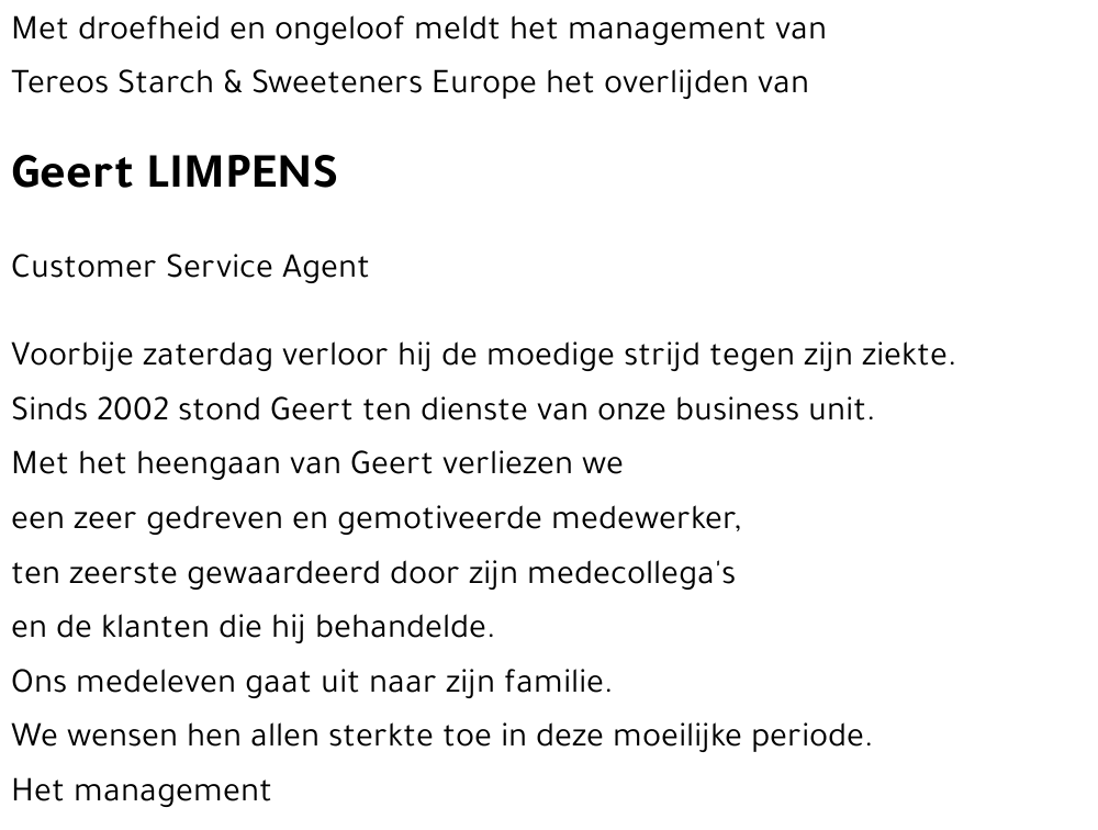 Geert LIMPENS