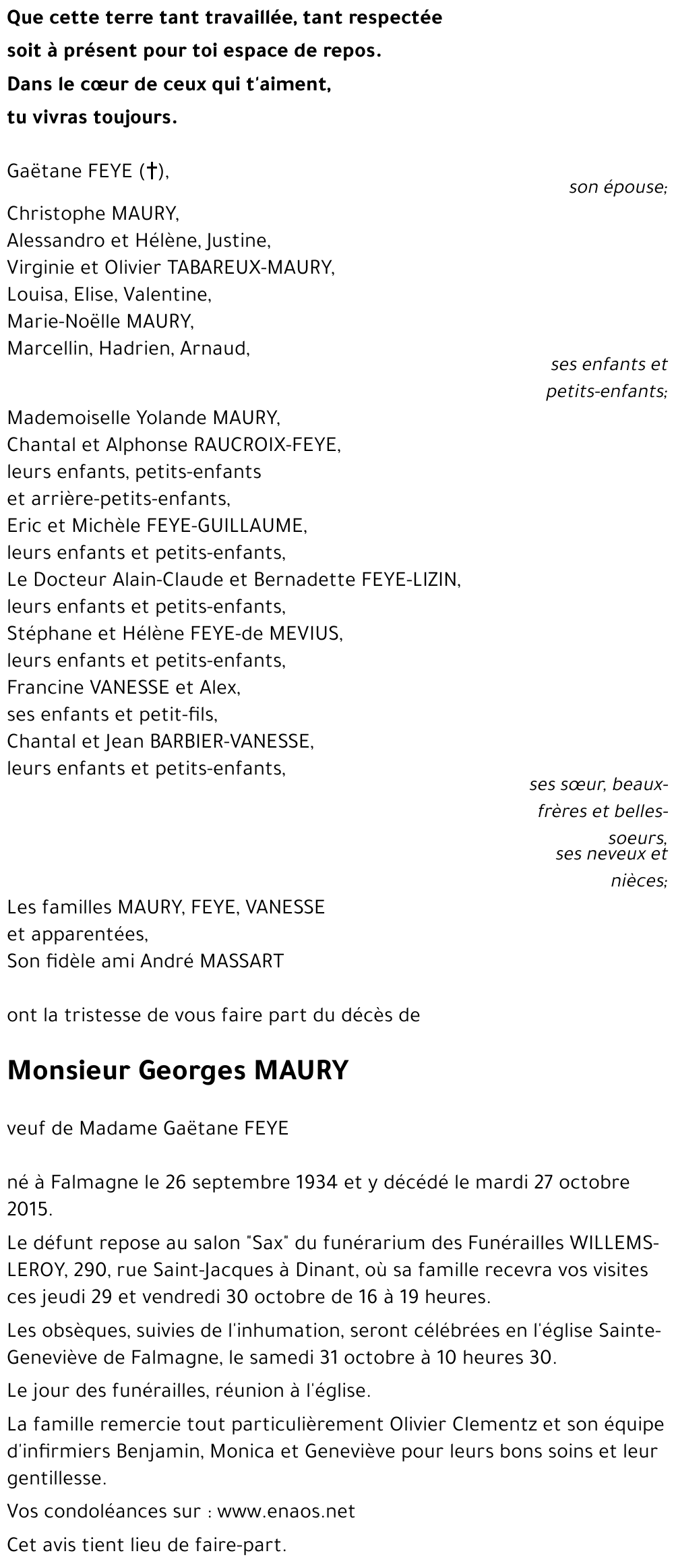 Georges MAURY
