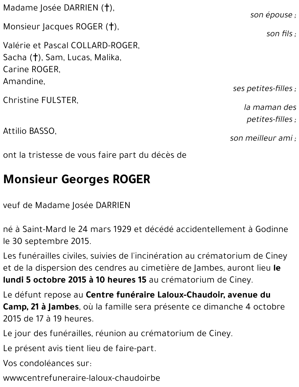Georges ROGER